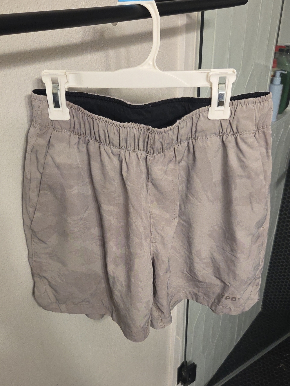 Light Gray Camo Athletic Shorts